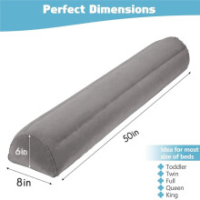 2Pack Travel Bed Rails for Toddlers Non-Slip Soft Flocking Portable Inflatable Bed Rails for Toddlers