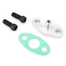 Kit adattatore guarnizione flangia ingresso olio turbo AN4 compatibile con turbocompressori T3 e T4