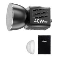 40W Pro LED video svetlo s dvojitou teplotou farieb 2500K-6500K, prenosné reflektorové svetlo s batériou 3400mAh