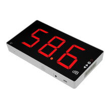 Hlukomer s veľkou LCD obrazovkou, nástenný digitálny hlukomer, digitálny hlukomer, monitorovací tester decibelov, meranie hlasitosti hluku
