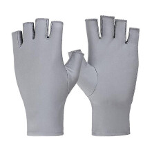 1 Pair Gel Manicure Uv Protection Nail Shield Anti Uv Half Finger Gloves