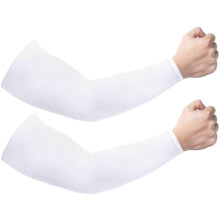 2 Pairs Sun Uv Protection Cooling Arm Sleeves For Men And Women, Upf 50 Arm Cover