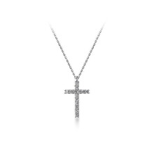 2026 NEW Cross pendant, sterling silver necklace pendant, necklace 40 + 3cm, clavicle chain wedding party jewelry