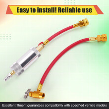 Injecteur de Colorant Automobile R134A pour Climatisation, Tuyau D'Injection, Outil D'Injection D'Huile UV01-R