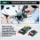 80KM TTL Optical Transceiver Module Kit TX RX Optical Terminal Equipment Drone-Specific  5.5-26V 5