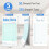 20 Pack Guest Check Books, Server Note Pads for Restaurant, Green Waiter Checkbook, Restaurant Order Pad 50 Sheets/Pack 3