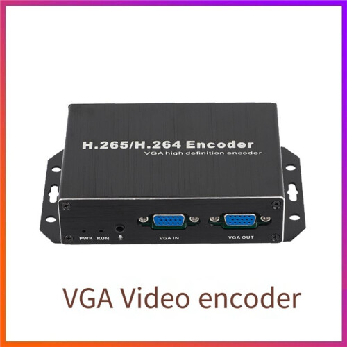 VGA zu IP Audio Video Encoder H.265 H.264 Streaming RTMP HLS UDP SRT RTSP HTTP CATV IPTV VGA Loop Out 2