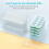 Ice Tray Set with Lid and Bin - Silicone Ice Trays for Freezer, Stackable Storage Container & Scoop 7