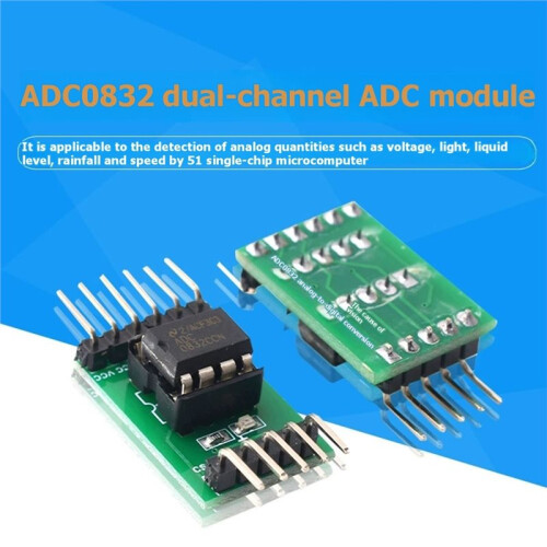 A/D/A Converter ADC0832 Analog-to-Digital Conversion Module for 51 Microcontroller Expands AD Function Analog Quantity 1