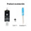 2PCS M.2 NGFF  to USB-A Type-C SSD Enclosure Adapter Board USB3.2 5Gbps Supports  Protocol 2242 SSDs 8