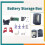 10Core 18650 Battery Storage Box Case for  M18 Power Tools Replacement Battery Storage Box Protection Board 5