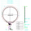 7 Inch LCD Screen TFT Circular Display 1080x1080 MIPI Interface RGB Color Screen for DIY Projects 4