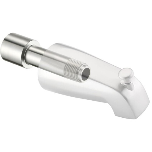 Adattatore per Beccuccio Vasca, Compatibile con Tubi IPS da 3/4" e 1/2", Compatibile con Tubi In Rame da 1/2", Kit per Modelli con e Senza Deviatore. 2