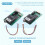100KM TTL Optical Transceiver Network+2-CH TTL Optical Transceiver Module Optical Terminal Equipment  5.5-26V 4