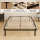 Homcom (L) HOMCOM Bed Frame, Metal Platform Bed Frame with 28 Wood Slats 6