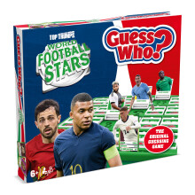 Winning Moves World Football Stars Guess Who? Board Game, Play with Mbappé, Cole Palmer, Núñez, and Harry Kane, easy to set up, gift for ages 6 plu