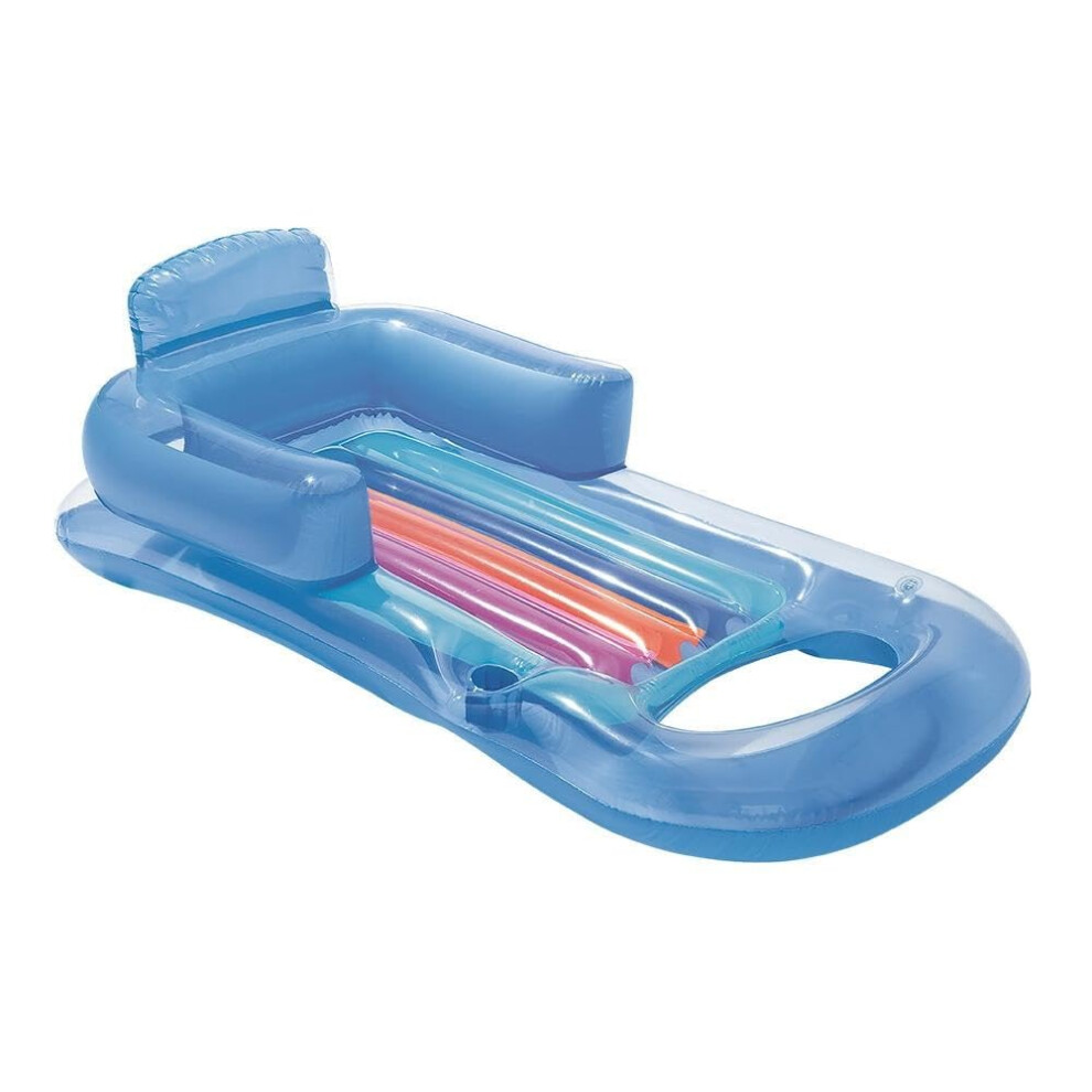 Bestway Inflatable Pool Lounger, Floating Swimming Pool Float For Adults And Kids, Assorted Colours
