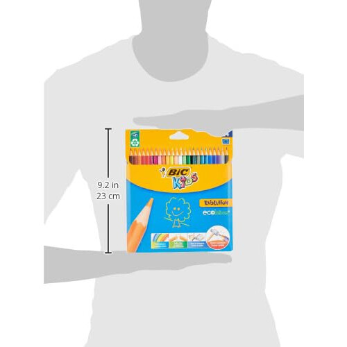 BIC BIC Kids Evolution ECOlutions Colouring Pencils 24 Pack 8297332 Multi 1