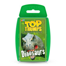 Top Trumps Dinosaurs Classics Card Game, Discover facts in this educational packed game including the killer rating for a Tyrannosaurus Rex, gift for