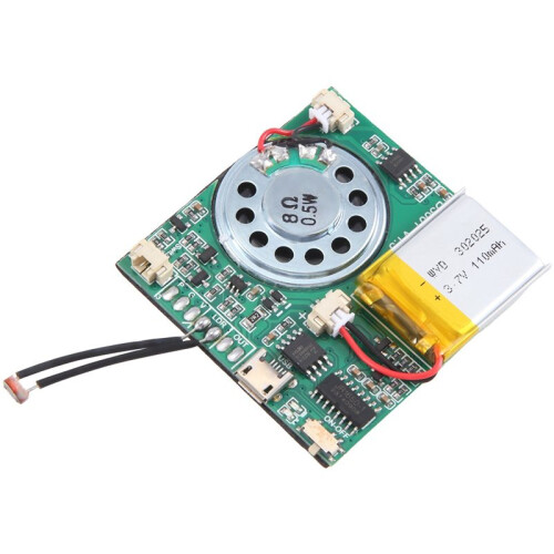 3X USB Recording Music Module DIY MP3 Recordable Sound Module USB Downloadable Sound Module, Light Control 1