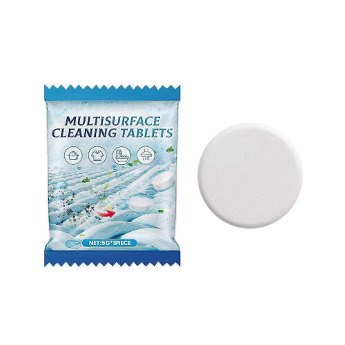 Effervescent Multi-Surface Cleaner Tablets - Powerful, Eco-Friendly, Easy to Use for Bathroom & Toilet