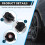 Car Accessory 2pcs Variable Electric Adapter Motor Exhaust Control Valve One-Key Button Remote Dual Kit  Systems 5
