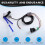 Universal Car Exhaust Pipe Modification Vacuum Solenoid Valve Button Remote Control  System 4