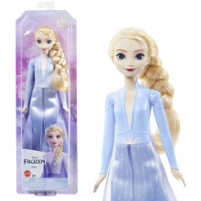 Mattel Disney Frozen Elsa Doll, Frozen Elsa in Signature Clothing, Collectible Fashion, Poseable with Long Blonde Hair, Toys for Ages 3 and Up, HLW48