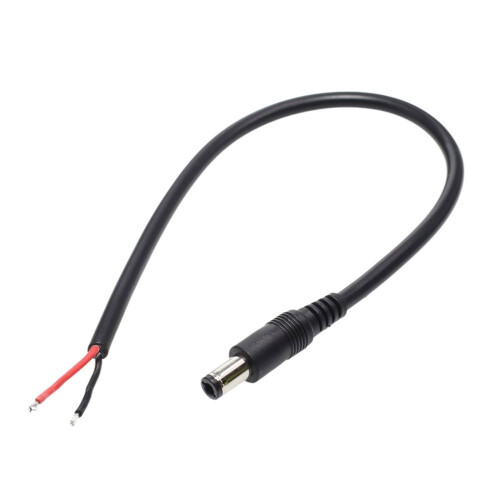 DCPlug-Anschluss 6,3 x 3,0 mm Stecker auf blankes Kabel,