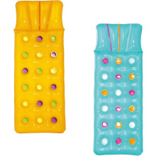 2x Bestway Inflatable 18 Pocket Fashion Sun Lounger Lilo Swimming Pool Air Bed Mat