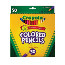 CRAYOLA Wooden Colored Pencils Art Tools Perfect for Schools, Art Projects and A