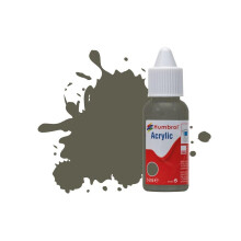 Humbrol Model Paint - DB0241 No 241 RLM 70 Schwartzgrun - Matt (14ml), Acrylic Paints for Models, Plastic, Metal, Wood, Glass, Ceramics and More, Acr