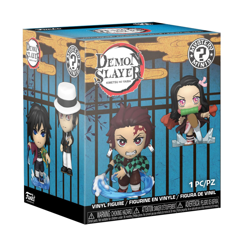 Funko Mystery Mini - Demon Slayer - 1 Of 12 To Collect - Styles Vary - Collectable Vinyl Figure - Gift Idea - Official Merchandise - Toys For Kids &