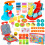 Dough Tools and Cutters, 51Pcs Dough Set with 12 Colors, Kitchen Creations 1