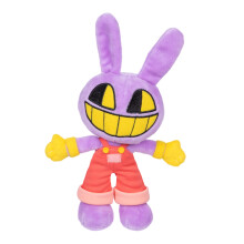 AMAZING DIGITAL CIRCUS Deluxe Jax Plush Figure, 8"/20.3 CM Figure Made With Premium Materials Embroidery, Collect Caine, Pomni, Kinger, Jax And Ragat