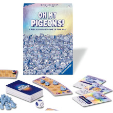 Ravensburger Oh My Pigeons - Fun Game Night and Party Board Game for Families, Adults and Kids Age 8 Years Up - 2 to 5 Players