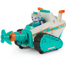 Paw Patrol Everest Deluxe Snowmobile with Projectile Launcher Snowboard and