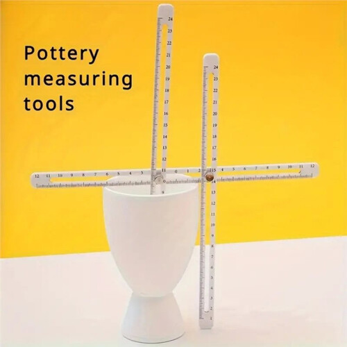 Adjustable Pottery Throwing Gauge Set, Clay  Measuring Tool Gauge Pottery Making 1