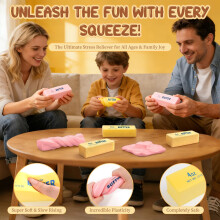 2PCS Butter Squishy,Butter Stick Squishys Stress Relief Block,Realistic Large Butters quishy,Slow Rebound Butters Stick Squeeze Toy,Anxiety Relief Fi