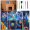 Scratch Art for Adults and Kids - 8-Piece Luminous Rainbow Scratch Notes Kit with Scratching Tools 1