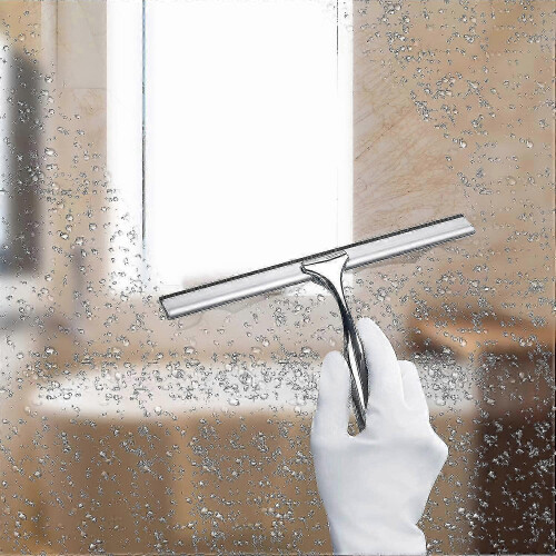 Water Removal Squeegee for Bathroom Shower and Home Windows 2