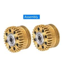2pcs for Pro Extruder Gear All Metal Full Pro Gears Kit for Accesoires 3d Printer Parts B