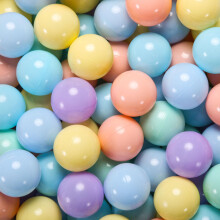 GOGOSO Ball Pit Balls for Toddler, Baby Plastic Playballs Kids Soft Pastel Non-Toxic BPA-Free, 100 Balls