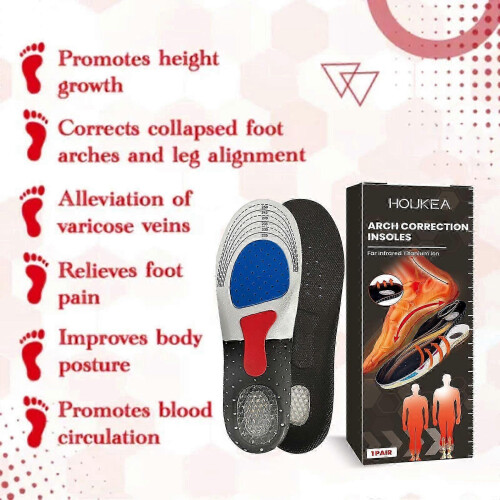 Arch Support Insoles for Height Growth, Non-Slip, Wear-Resistant, Correct Posture 2
