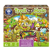 Orchard Toys Troll in a Hole Family Board Game for Kids 4+, Educational Game for Counting, Colour Recognition & Social Skills, Collect Bugs, Jump in
