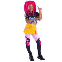 Rubies Official Netflix K-Pop Demon Hunters Mira Child Costume, Kids Fancy Dress, Size Age 9-10 Years