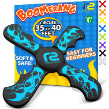 Foam Boomerang for Kids – Fun Easy to Catch Boomerang Outdoor Toy for Boys