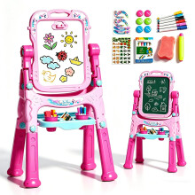 EUCOCO Toys for 1 2 3 4 5 6 Year Old Girls Gifts, Art Easel for Kids Drawing Board 1st Birthday Gifts for Girls Toys Age 1 2 3 Birthday Presents Todd