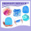 8 PCS Squishy Cubes Stress Ball Set, Squishy Fidget Toys 3