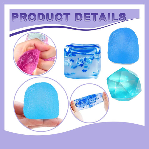 8 PCS Squishy Cubes Stress Ball Set, Squishy Fidget Toys 2